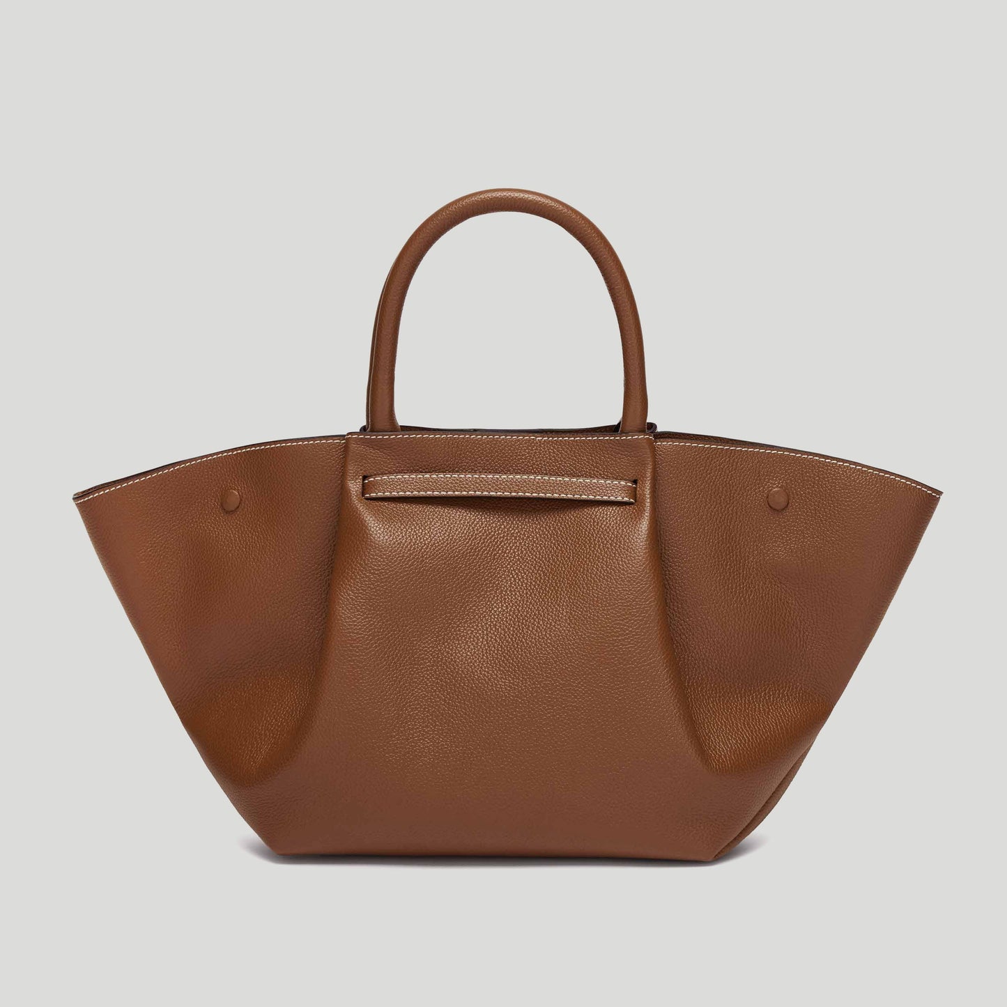 Exclusive The Midi New York — Midi — Size tan small grain ecru stitching — Lifestyle View