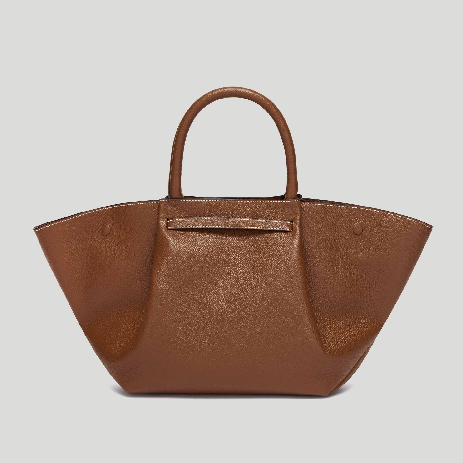 Exclusive The Midi New York — Midi — Size tan small grain ecru stitching — Lifestyle View