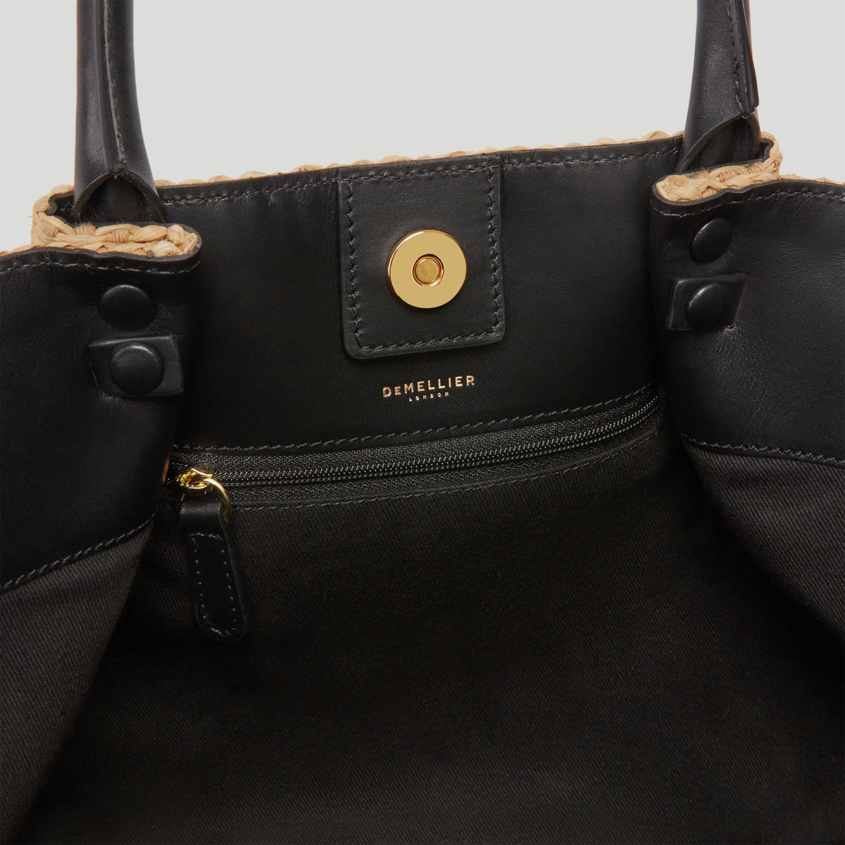 Exclusive The Midi New York — Midi — Size warm raffia black smooth — Top View