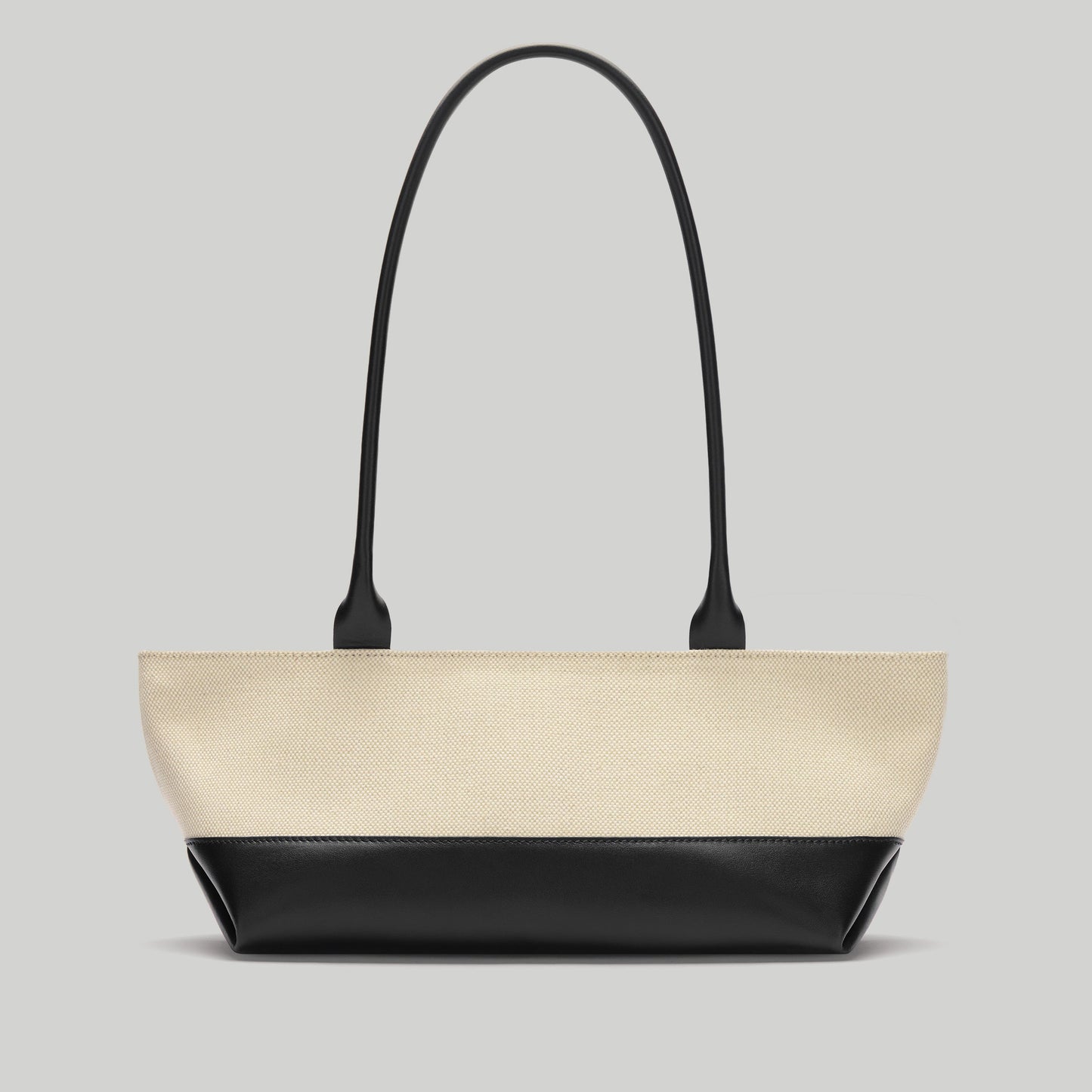 Exclusive The New York Shoulder — One Size — Size salt & pepper canvas black smooth — Detail View