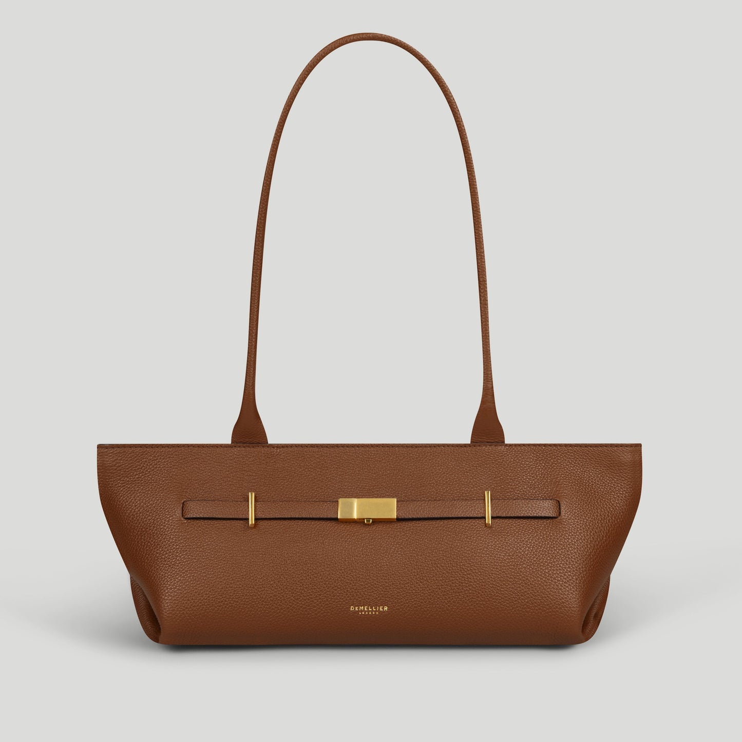 Exclusive The New York Shoulder — One Size — Size tan small grain — Front View