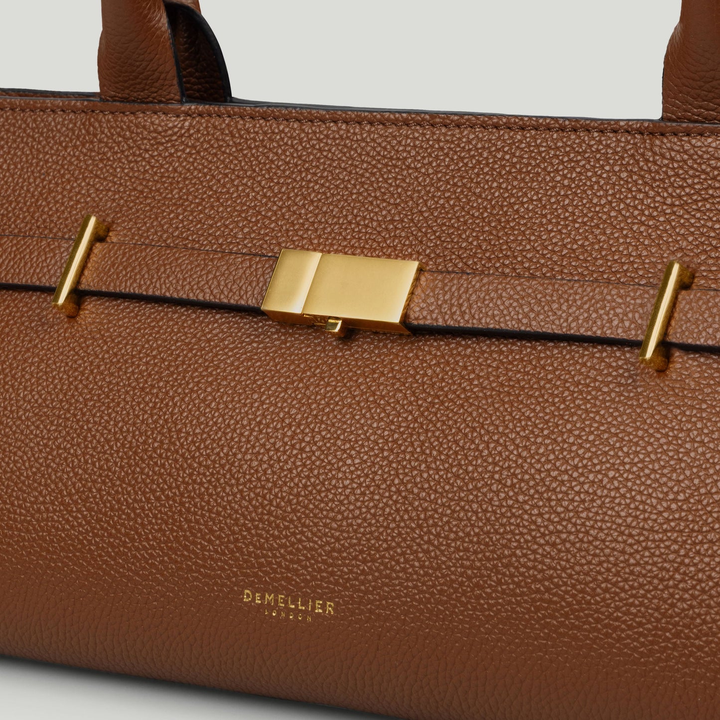 Exclusive The New York Shoulder — One Size — Size tan small grain — Side View