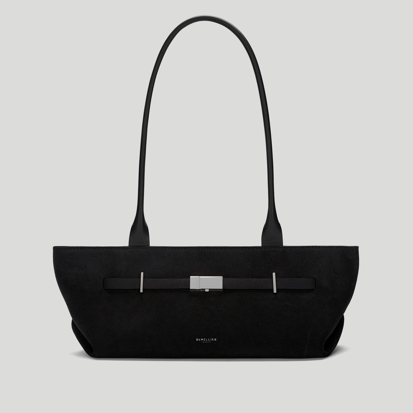 Exclusive The New York Shoulder — One Size — Size black suede — Front View