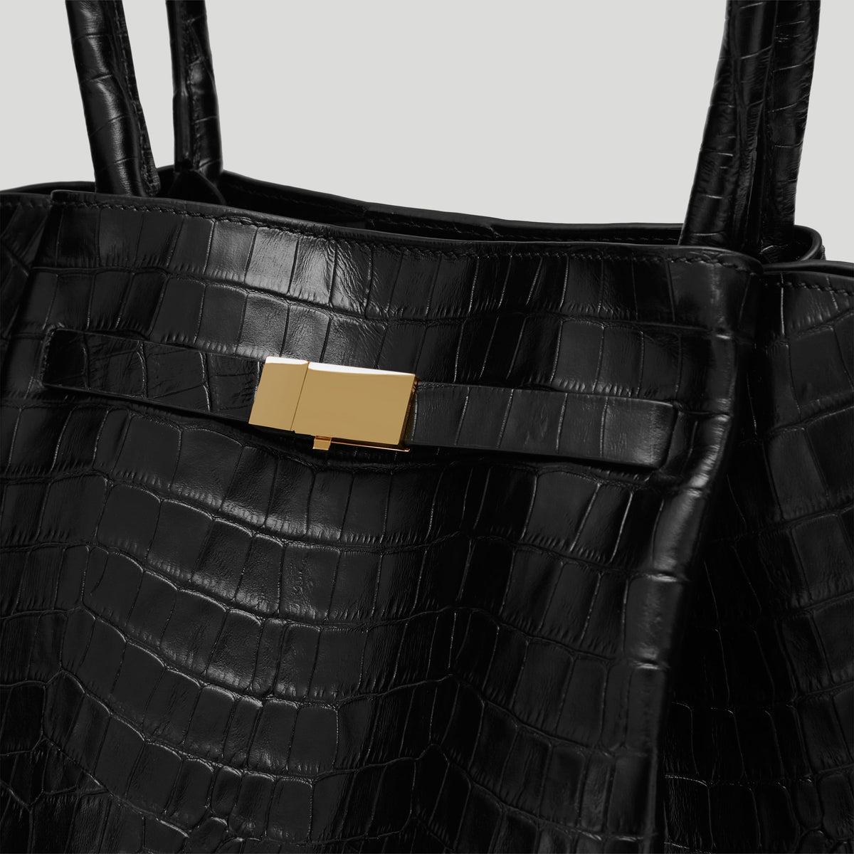 Exclusive The New York — One Size — Size black croc-effect — Side View