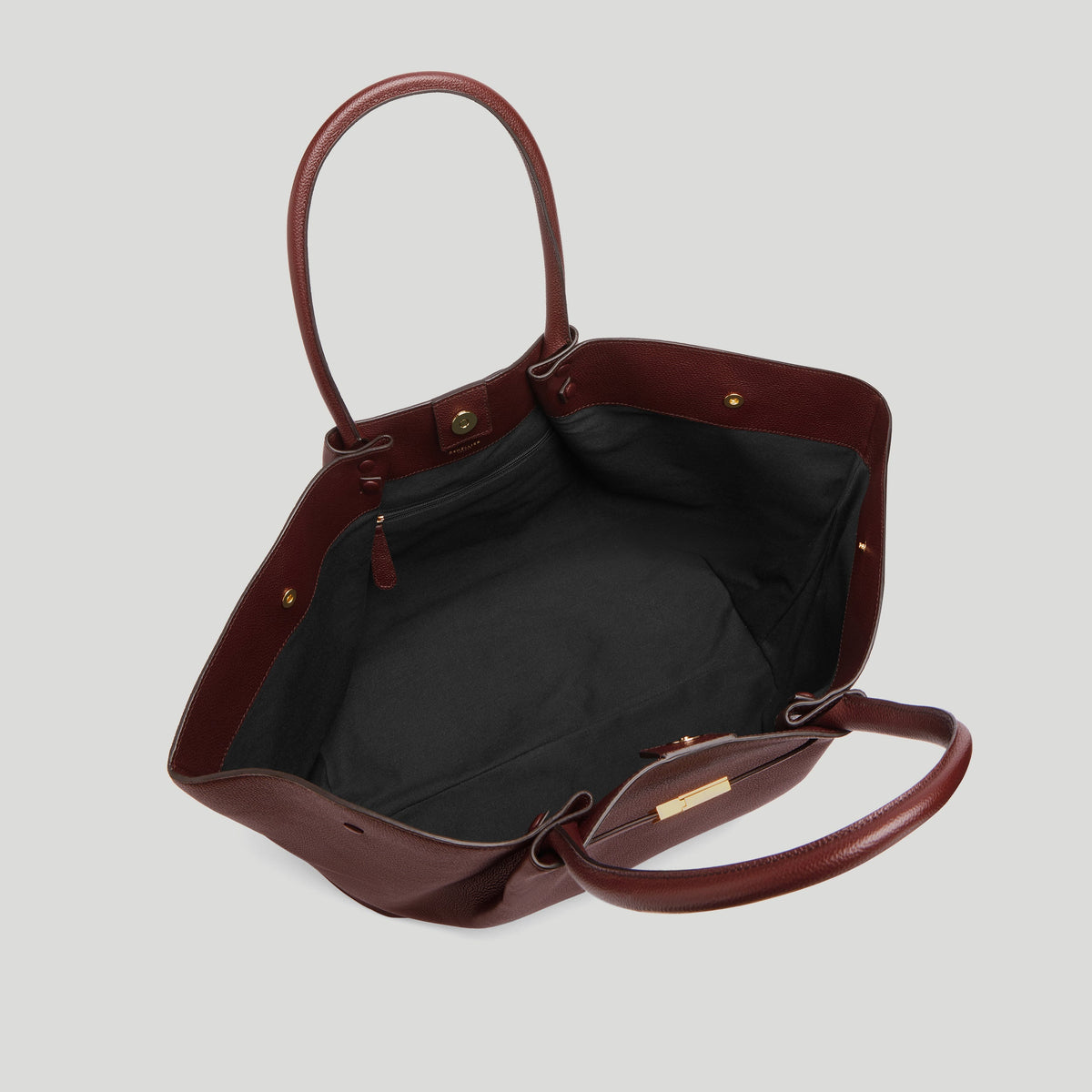 Exclusive The New York — One Size — Size burgundy small grain — Top View