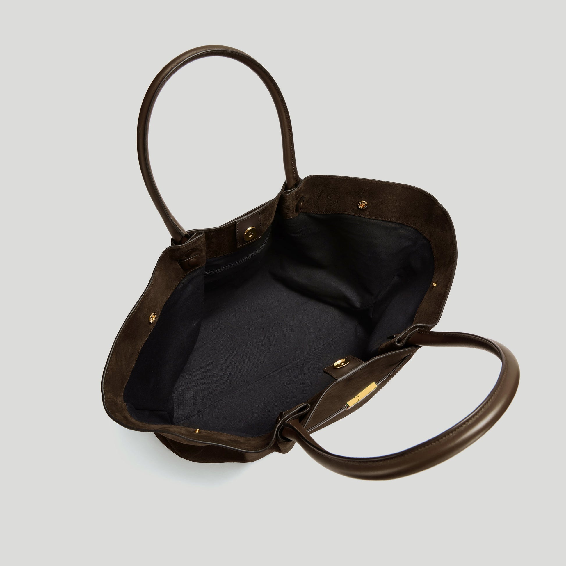 Exclusive The New York — One Size — Size mocha suede & mocha smooth — Top View