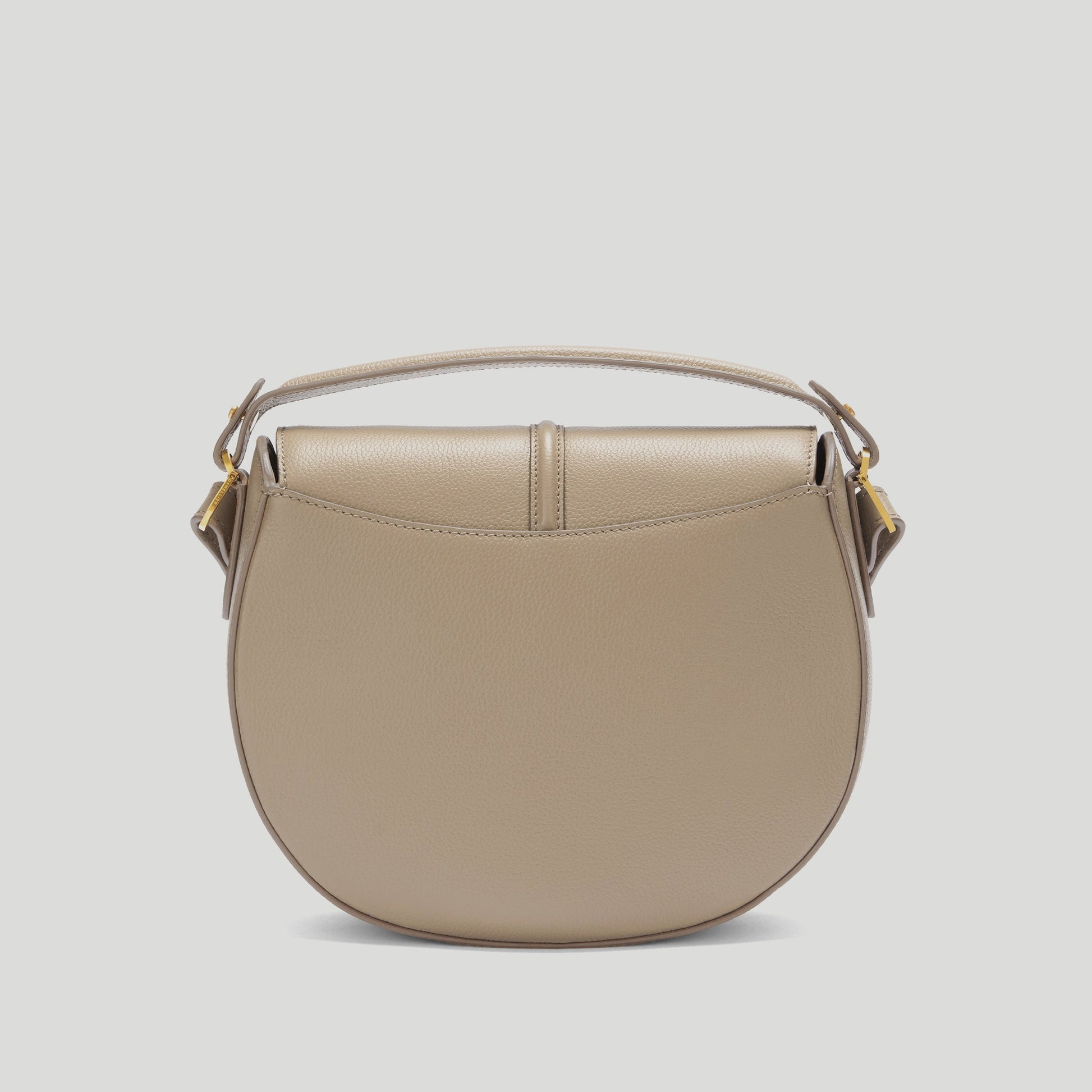 Exclusive The Siena Saddle — One Size — Size light taupe small grain — Detail View