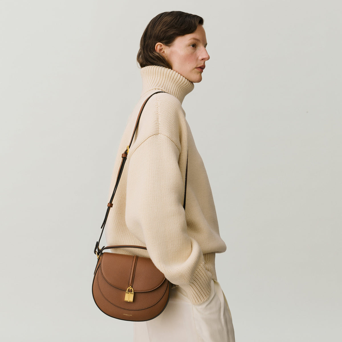 Exclusive The Siena Saddle — One Size — Size tan small grain — Alternate View 7