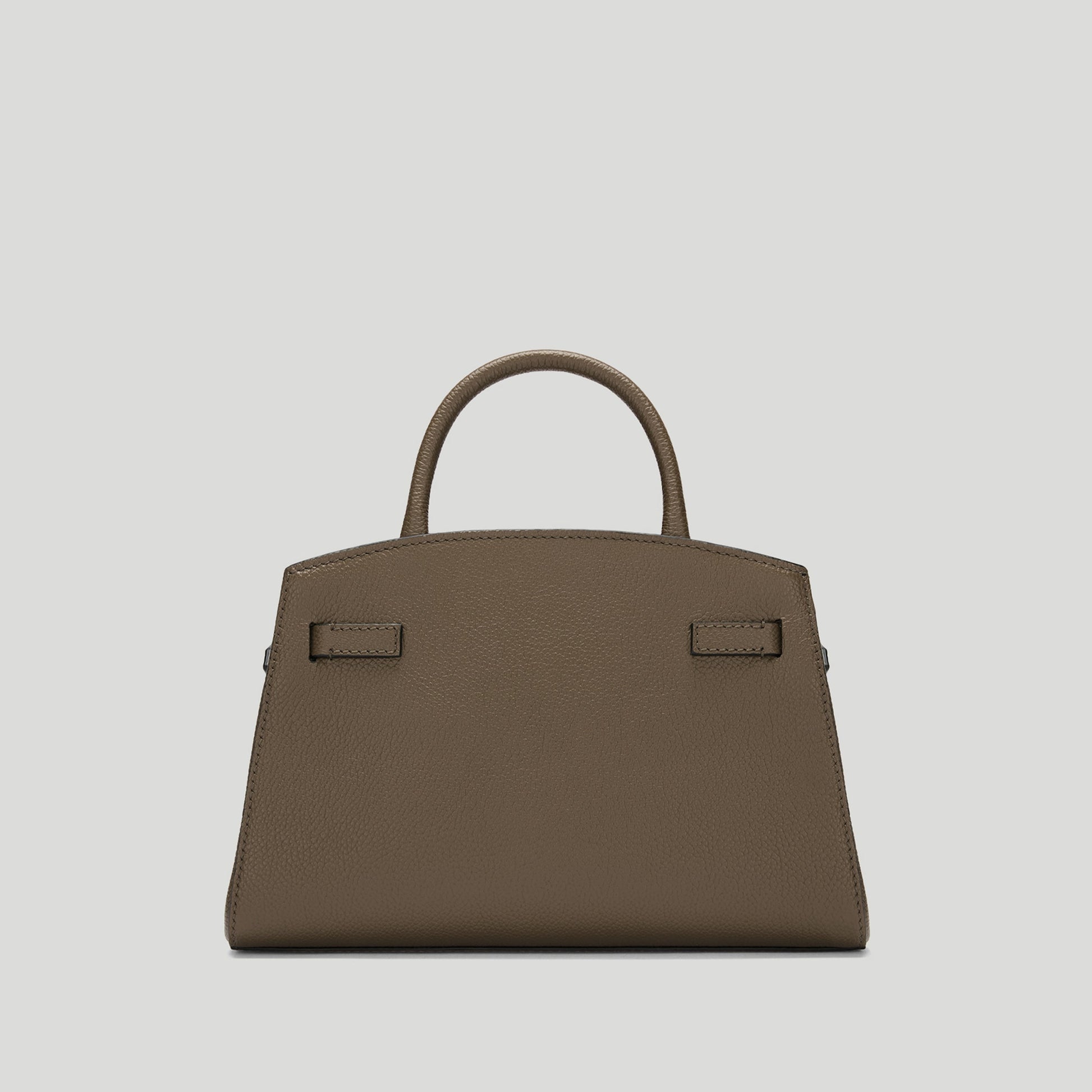 Exclusive The Small Hudson — Small — Size dark taupe small grain — Detail View
