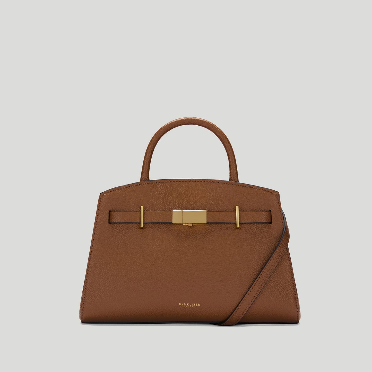 Exclusive The Small Hudson — Small — Size tan small grain — Front View
