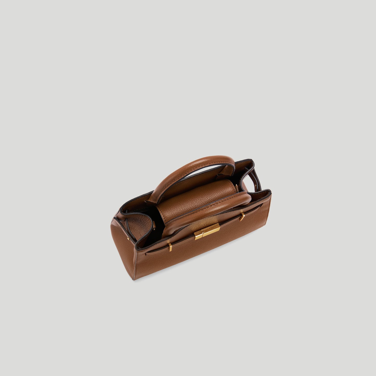 Exclusive The Small Hudson — Small — Size tan small grain — Top View