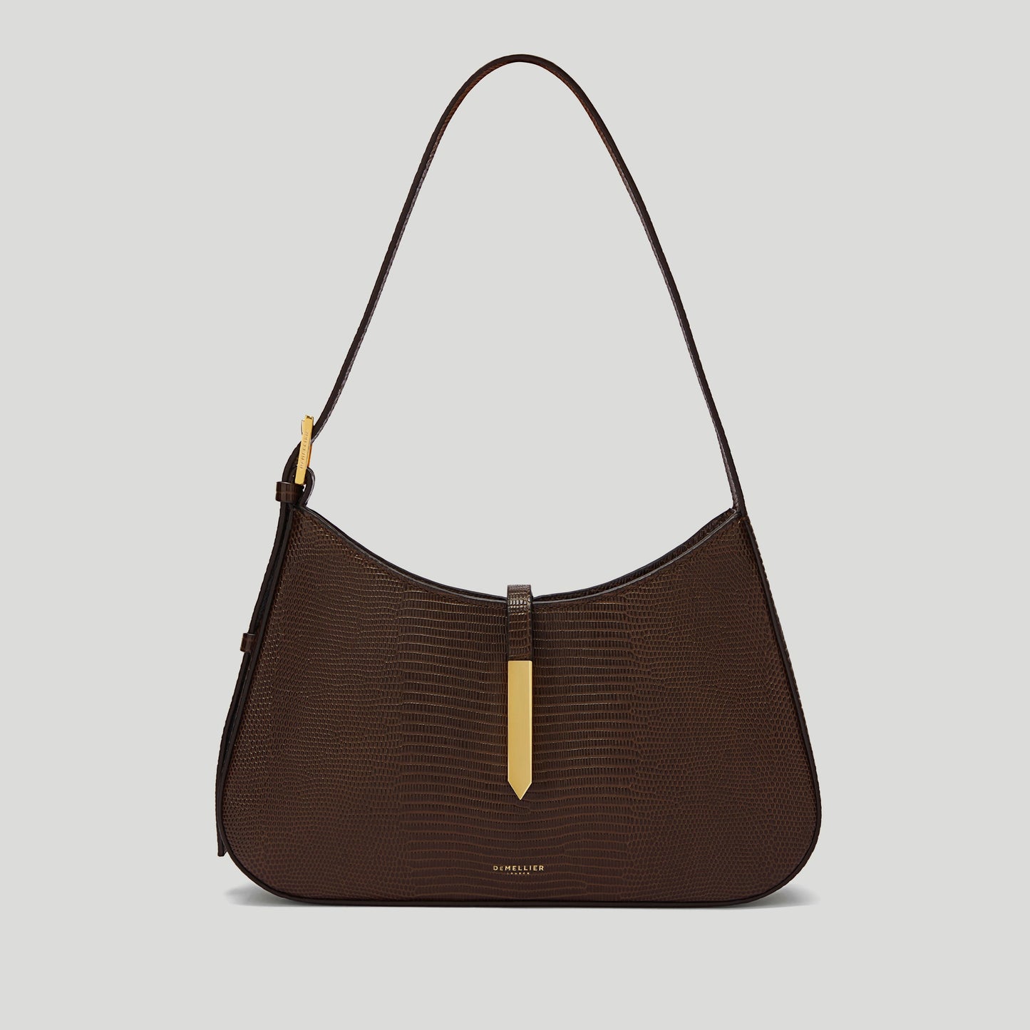 Exclusive The Tokyo — One Size — Size espresso lizard effect — Front View