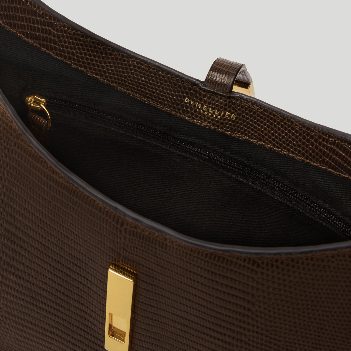 Exclusive The Tokyo — One Size — Size espresso lizard effect — Detail View
