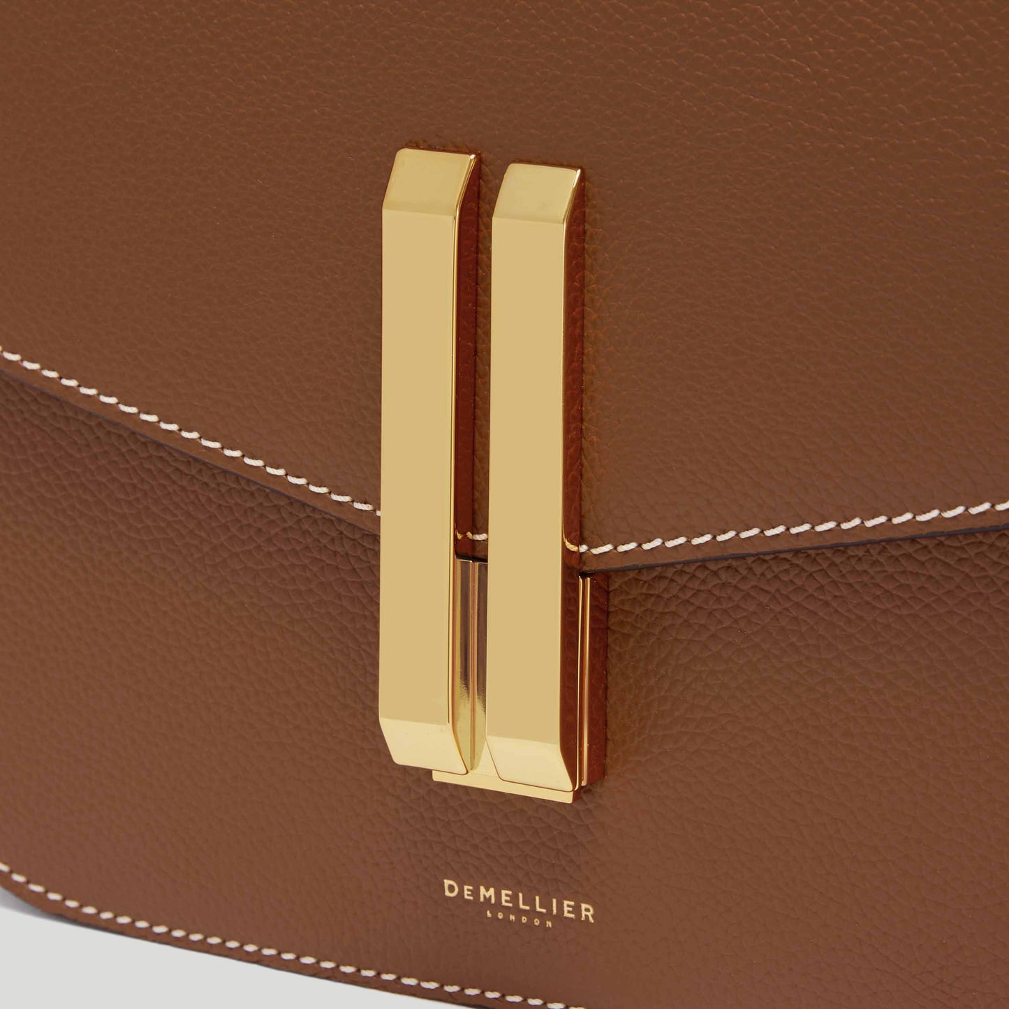 Exclusive The Vancouver — One Size — Size tan small grain ecru stitching — Back View
