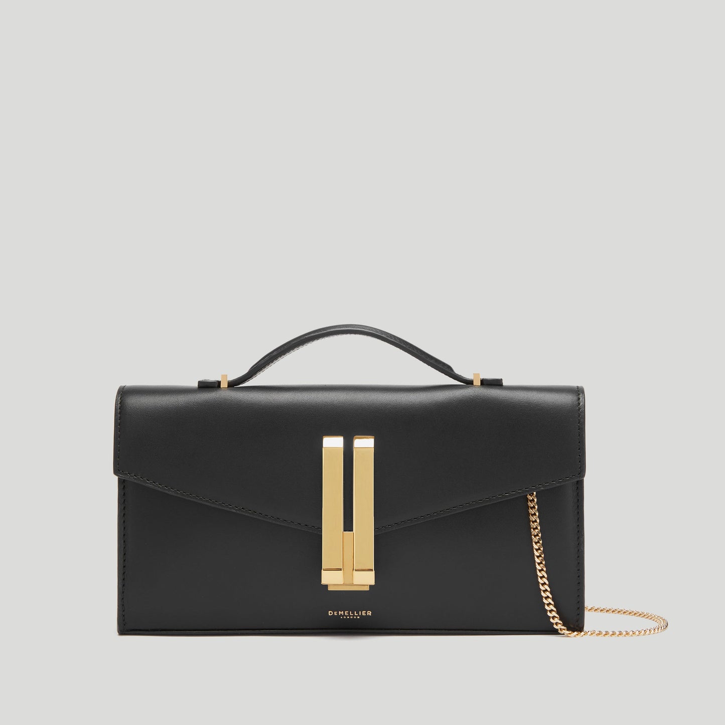 Exclusive The Vancouver Clutch — One Size — Size black smooth — Front View