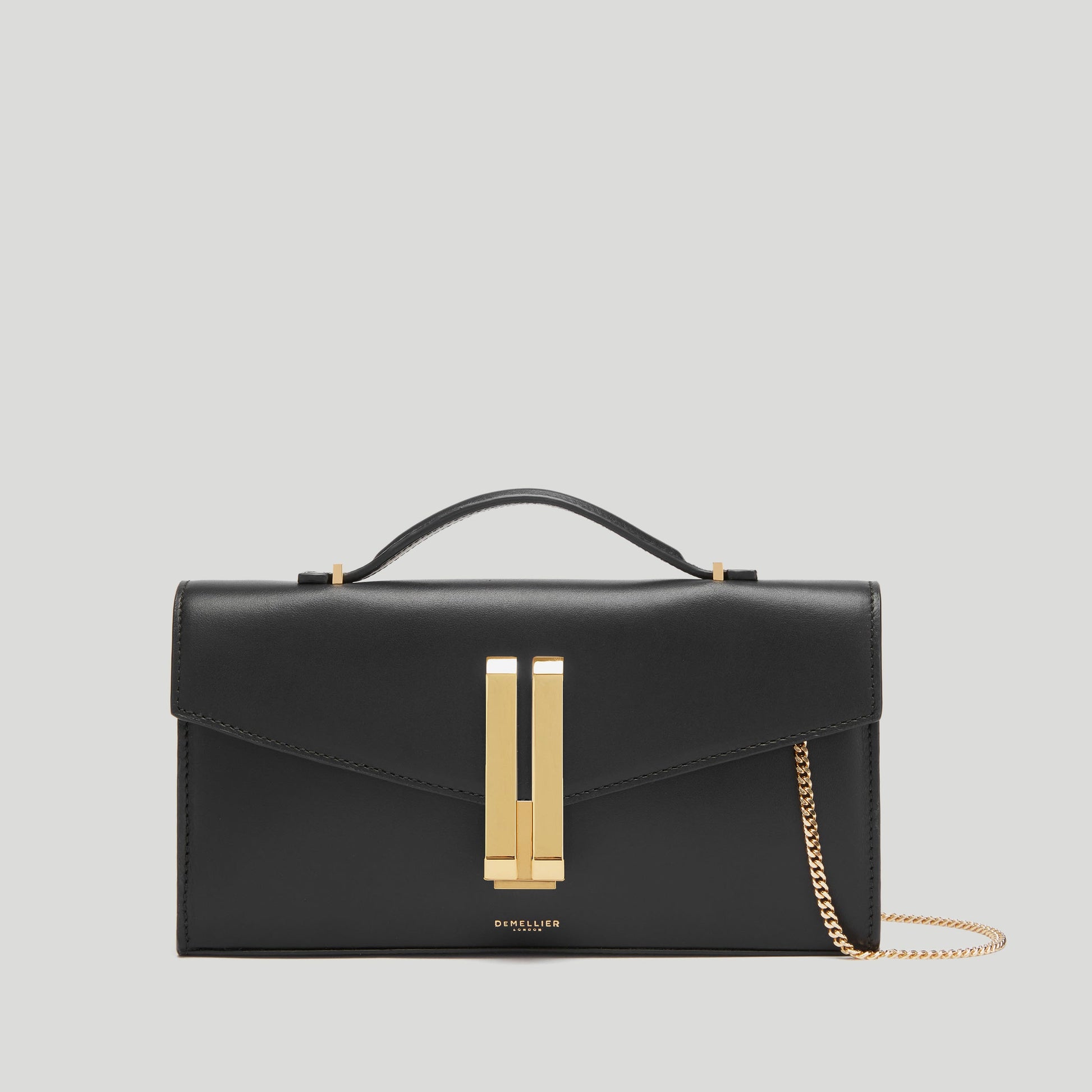 Exclusive The Vancouver Clutch — One Size — Size black smooth — Front View