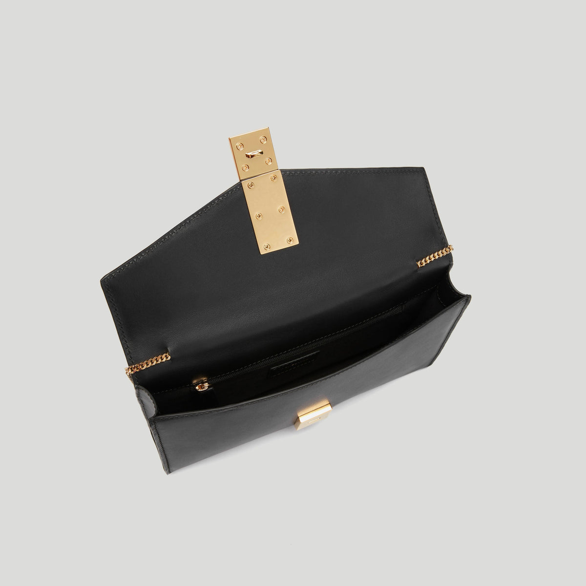 Exclusive The Vancouver Clutch — One Size — Size black smooth — Top View