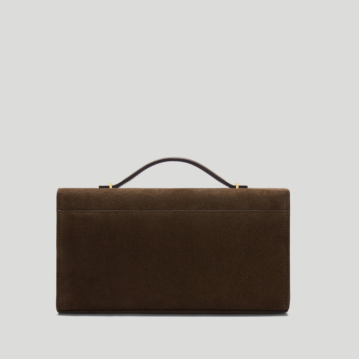 Exclusive The Vancouver Clutch — One Size — Size mocha suede & mocha smooth — Lifestyle View