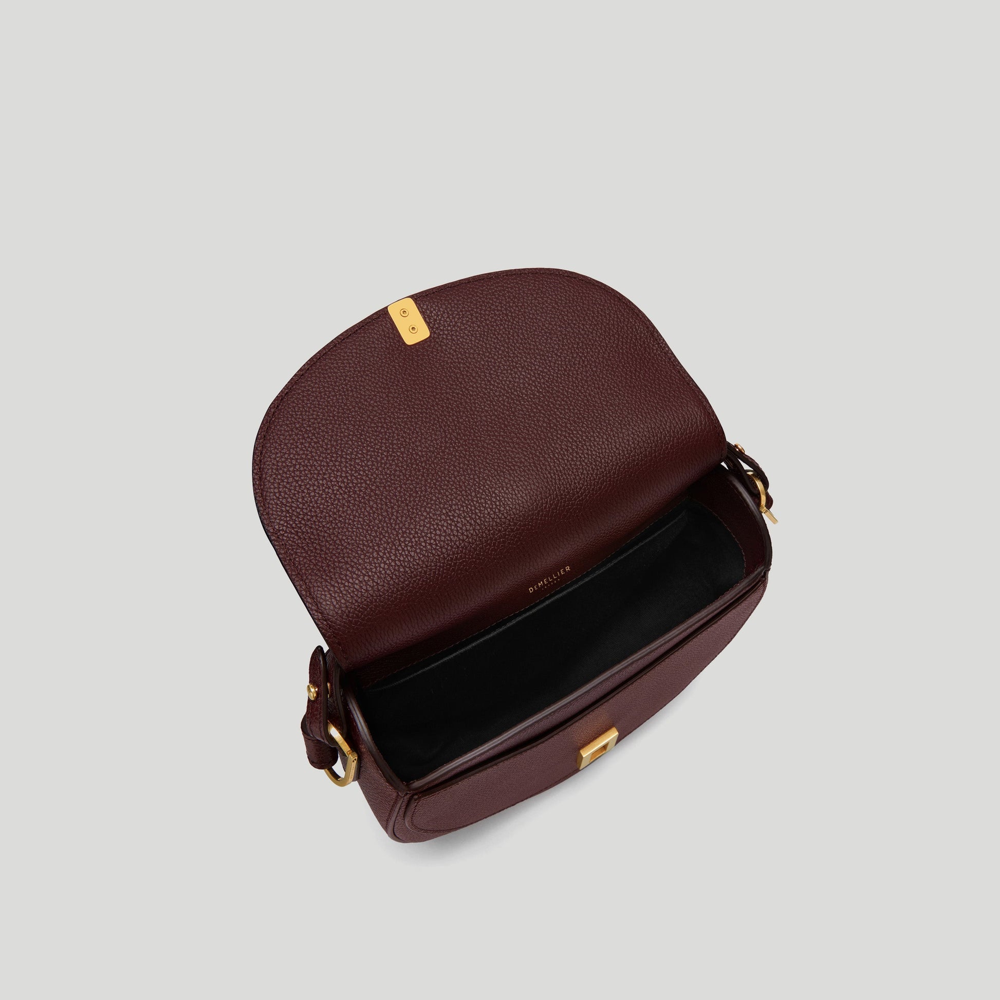 Exclusive The Siena Saddle — One Size — Size burgundy small grain — Top View