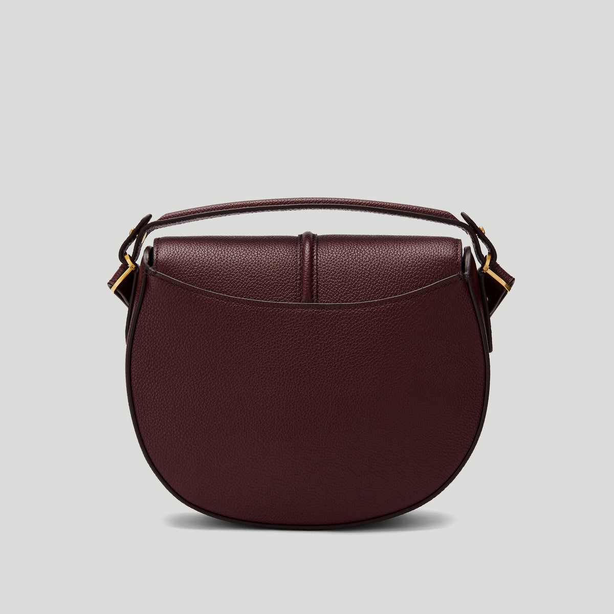 Exclusive The Siena Saddle — One Size — Size burgundy small grain — Lifestyle View