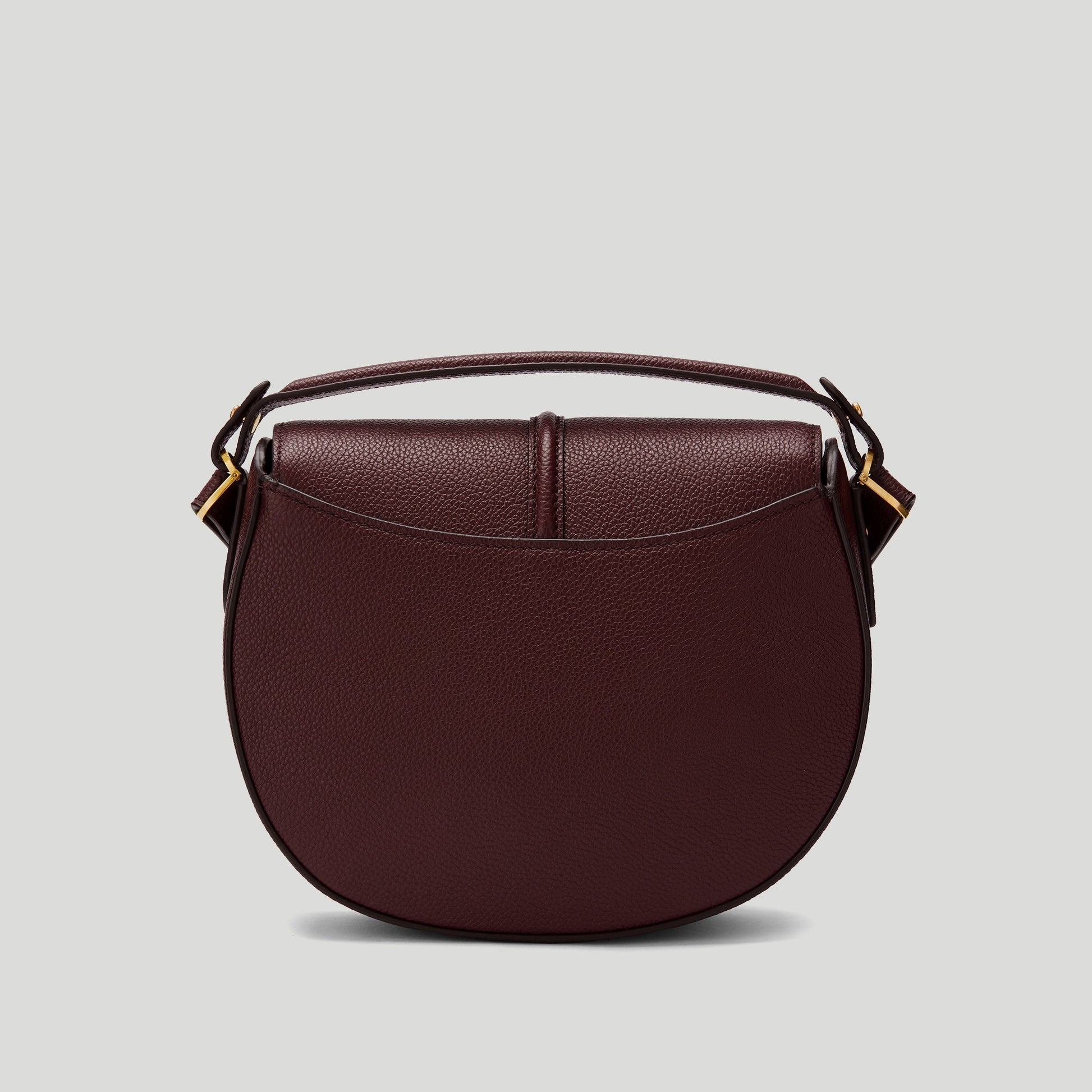 Exclusive The Siena Saddle — One Size — Size burgundy small grain — Lifestyle View