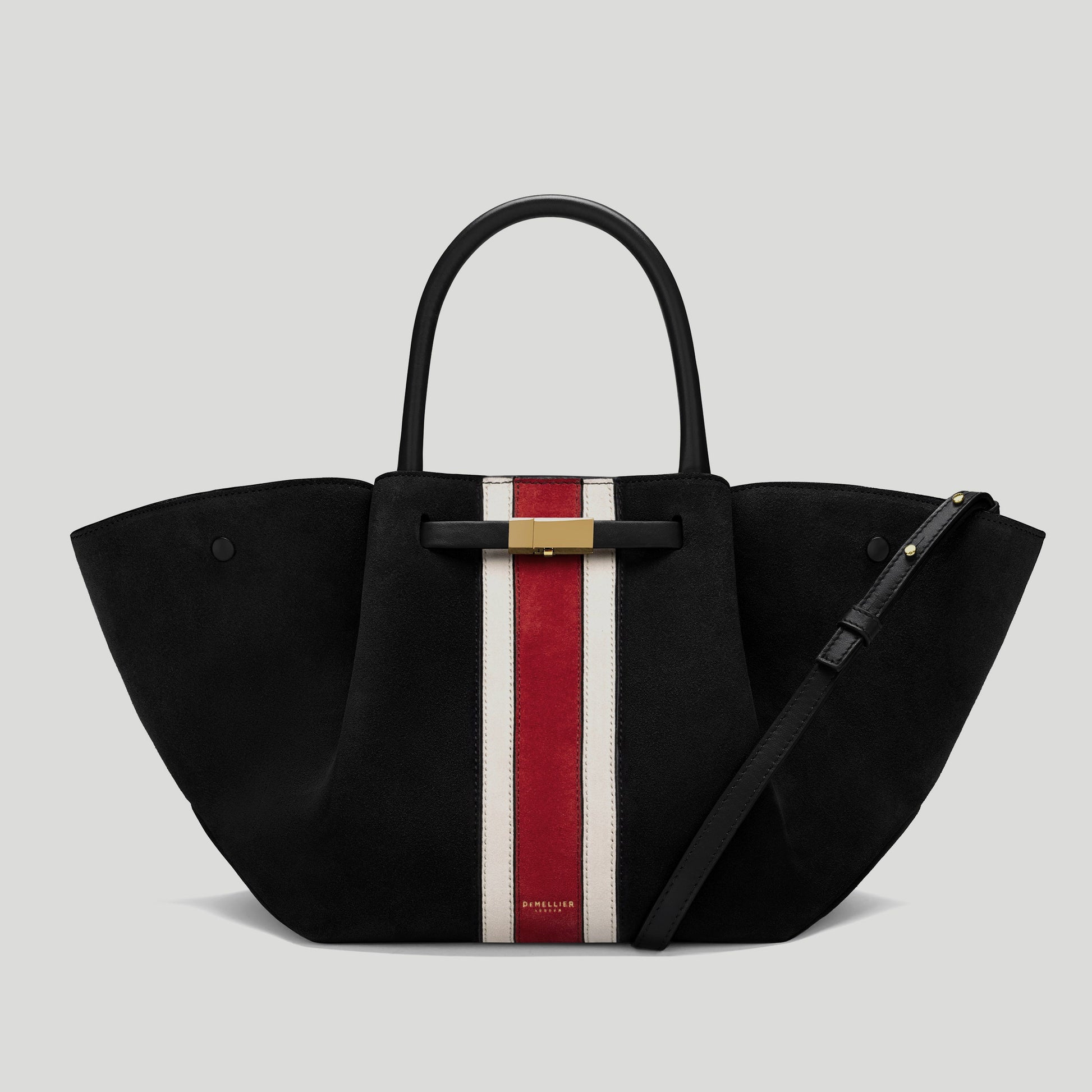 Exclusive The Midi New York — Midi — Size black suede & berry suede — Front View
