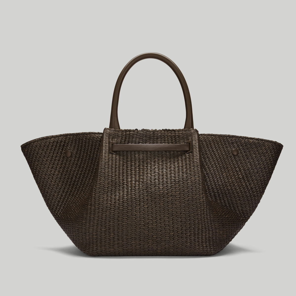 Exclusive The Midi New York — Midi — Size espresso raffia & espresso smooth — Detail View