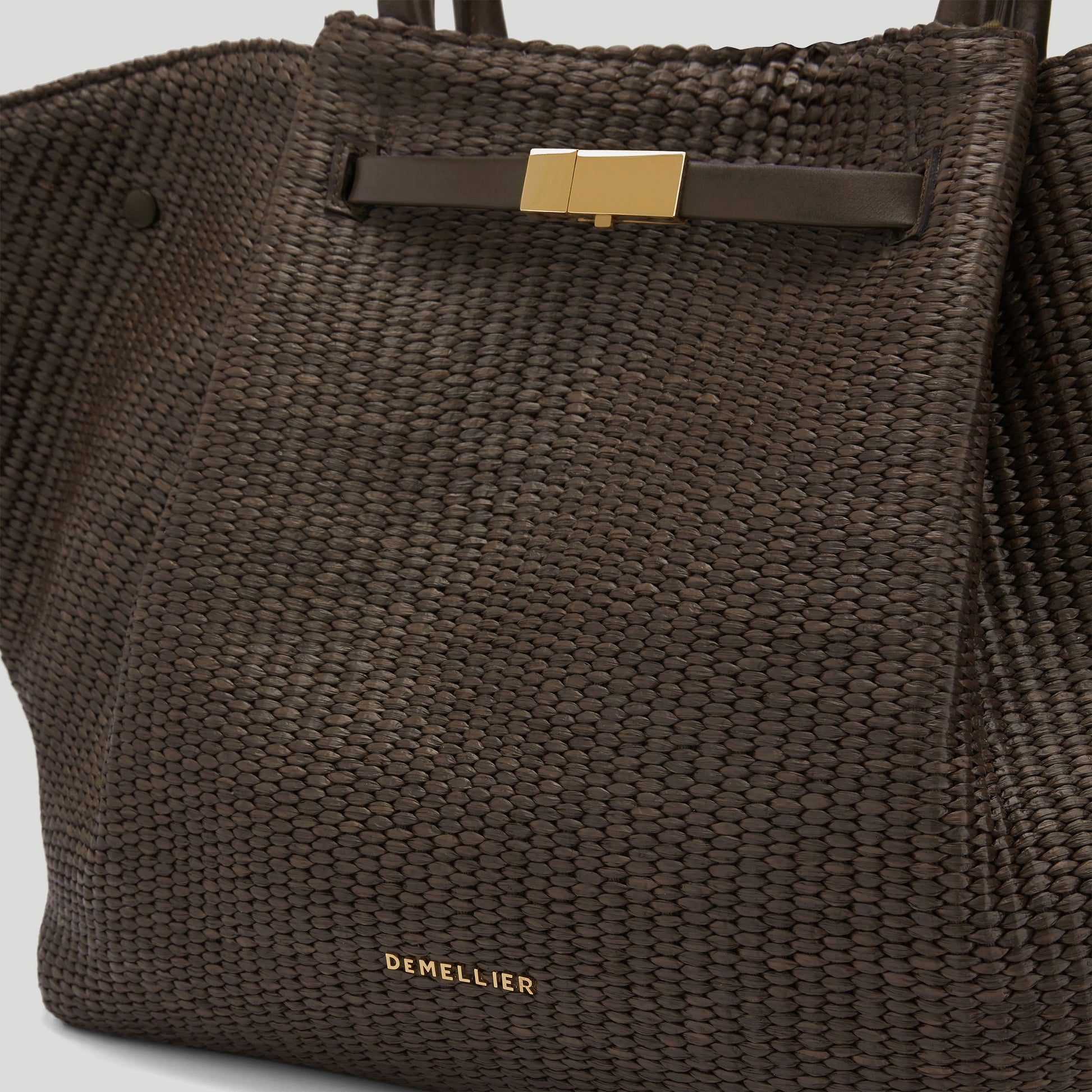Exclusive The New York — One Size — Size espresso raffia & espresso smooth — Back View