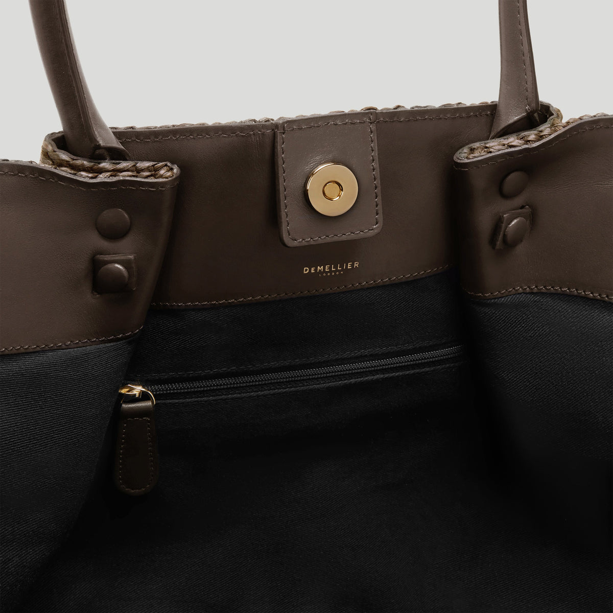 Exclusive The New York — One Size — Size espresso raffia & espresso smooth — Detail View