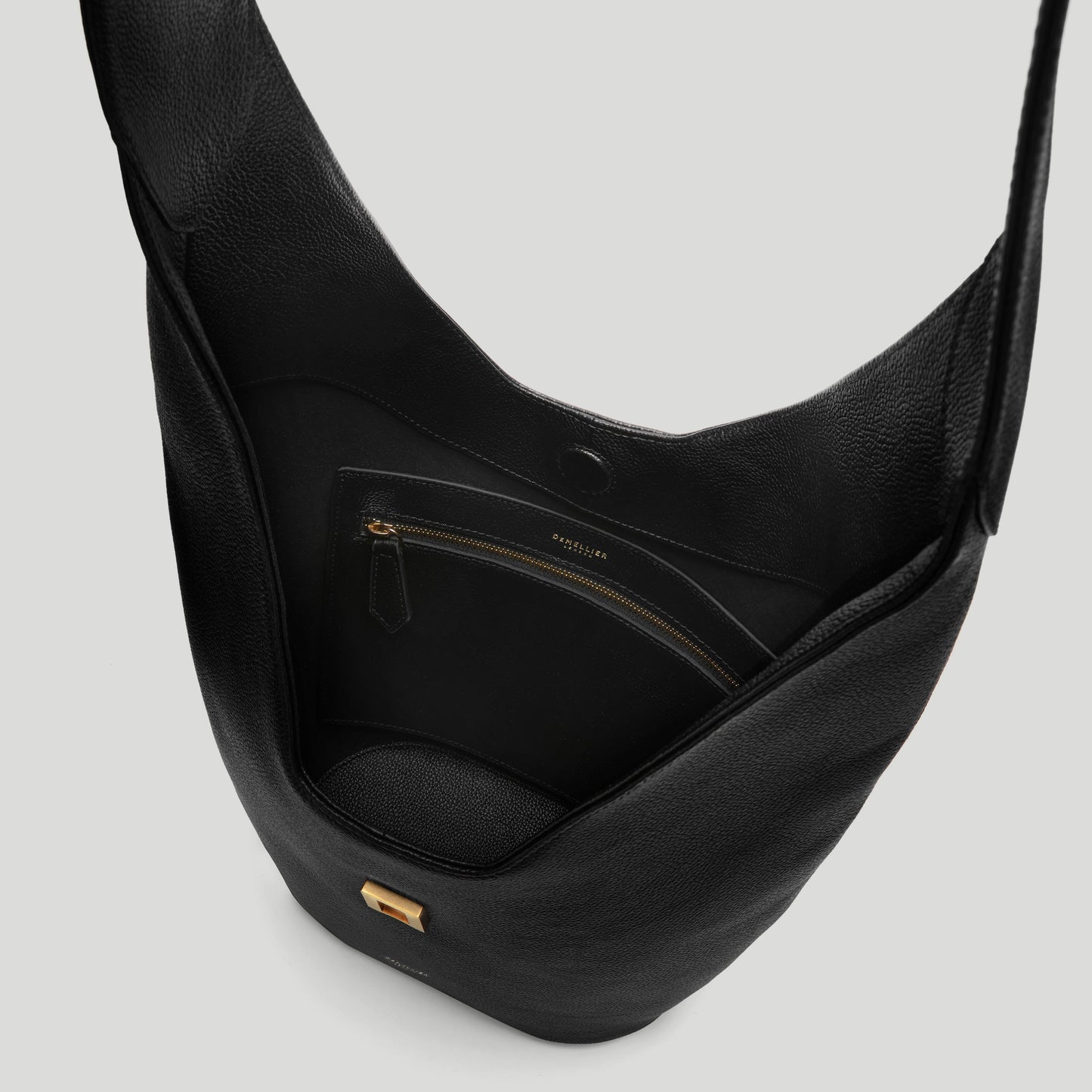 Exclusive The Siena Crossbody — One Size — Size black small grain — Back View