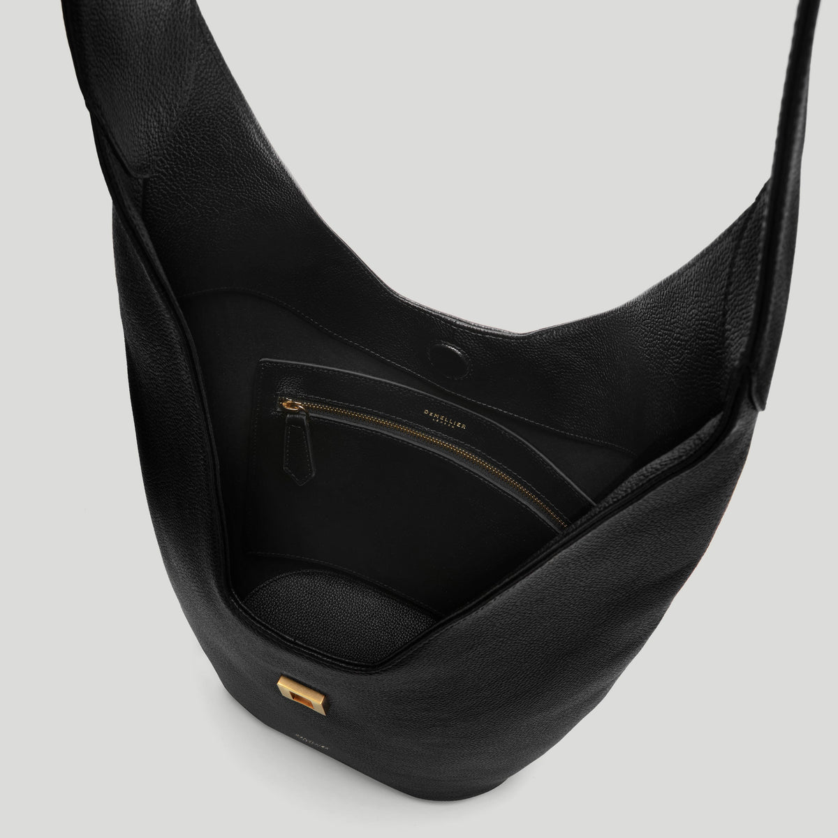 Exclusive The Siena Crossbody — One Size — Size black small grain — Back View