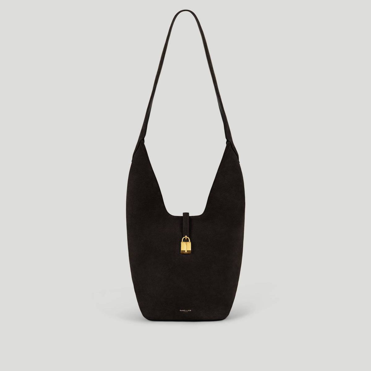 Exclusive The Siena Crossbody — One Size — Size dark chocolate suede — Front View