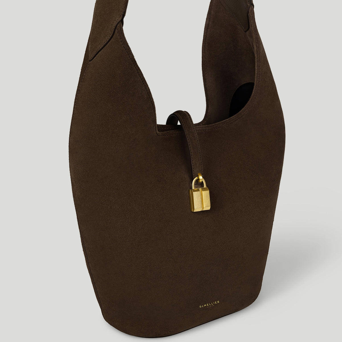 Exclusive The Siena Crossbody — One Size — Size mocha suede — Top View