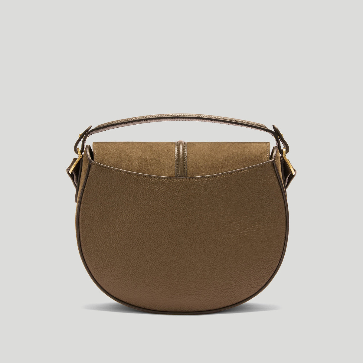 Exclusive The Siena Saddle — One Size — Size tobacco suede — Lifestyle View