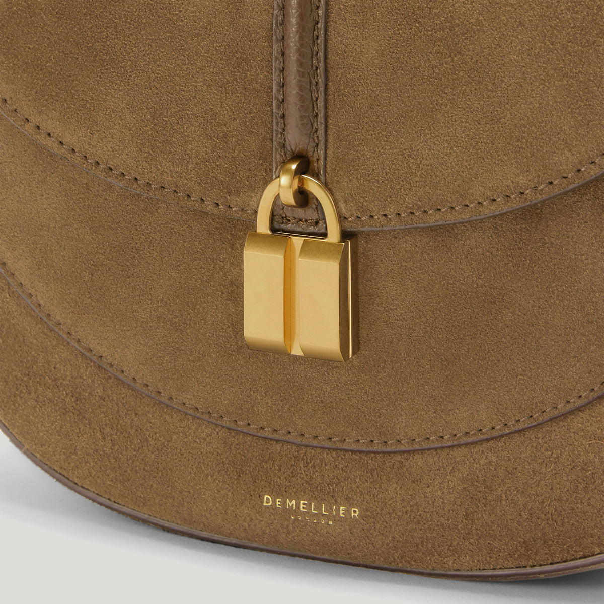 Exclusive The Siena Saddle — One Size — Size tobacco suede — Back View
