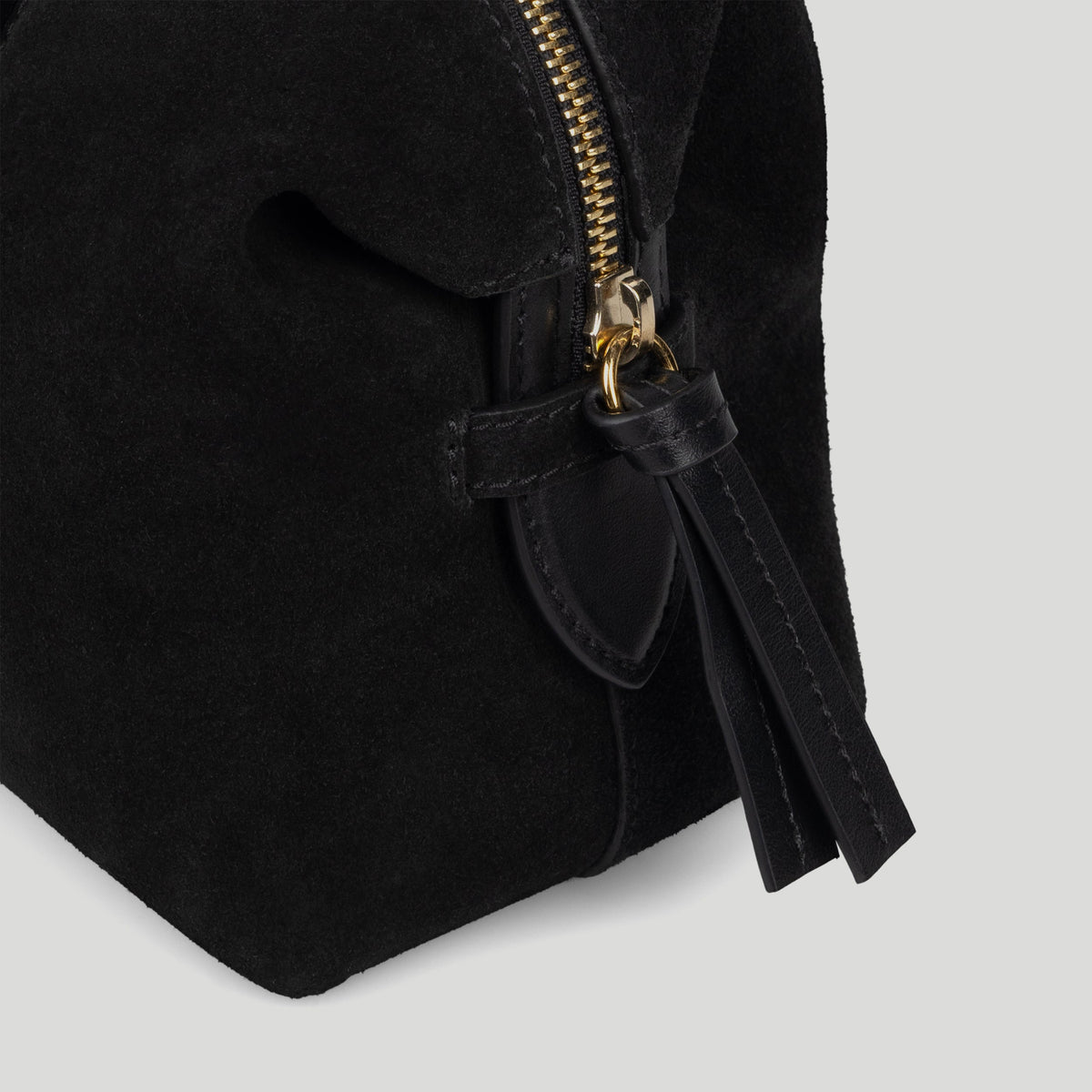 Exclusive The Small Stockholm — Small — Size black suede & berry suede — Side View