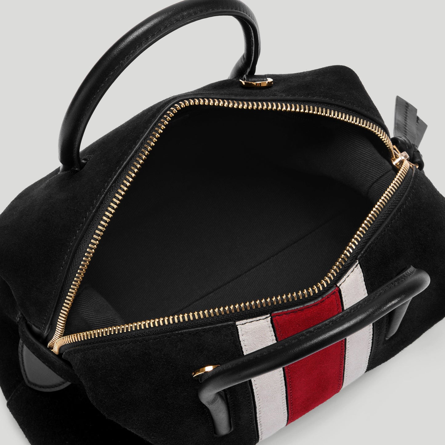 Exclusive The Small Stockholm — Small — Size black suede & berry suede — Back View