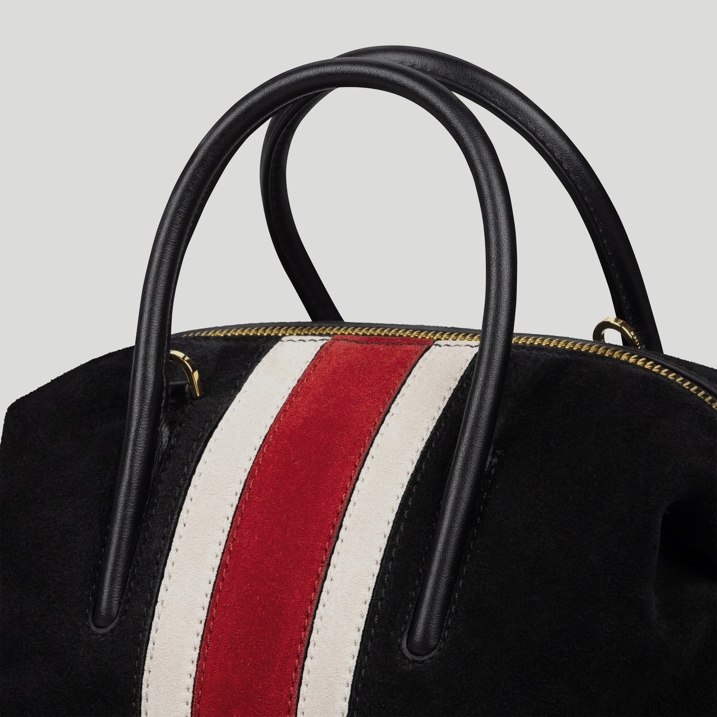 Exclusive The Small Stockholm — Small — Size black suede & berry suede — Top View