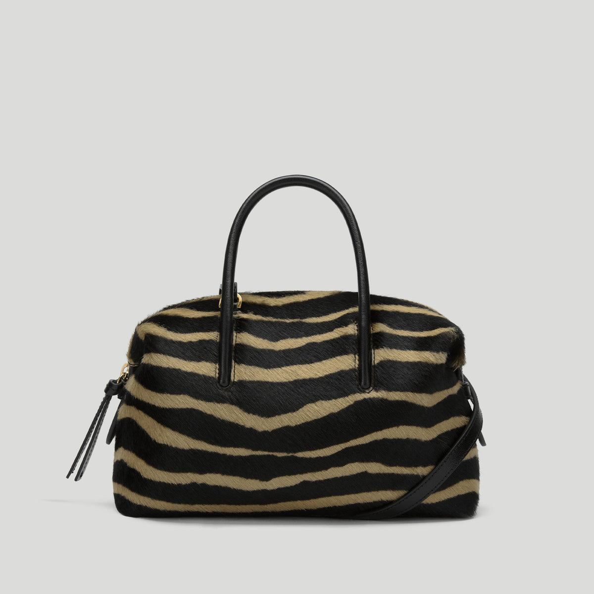 Exclusive The Small Stockholm — Small — Size zebra-effect hair calf — Front View
