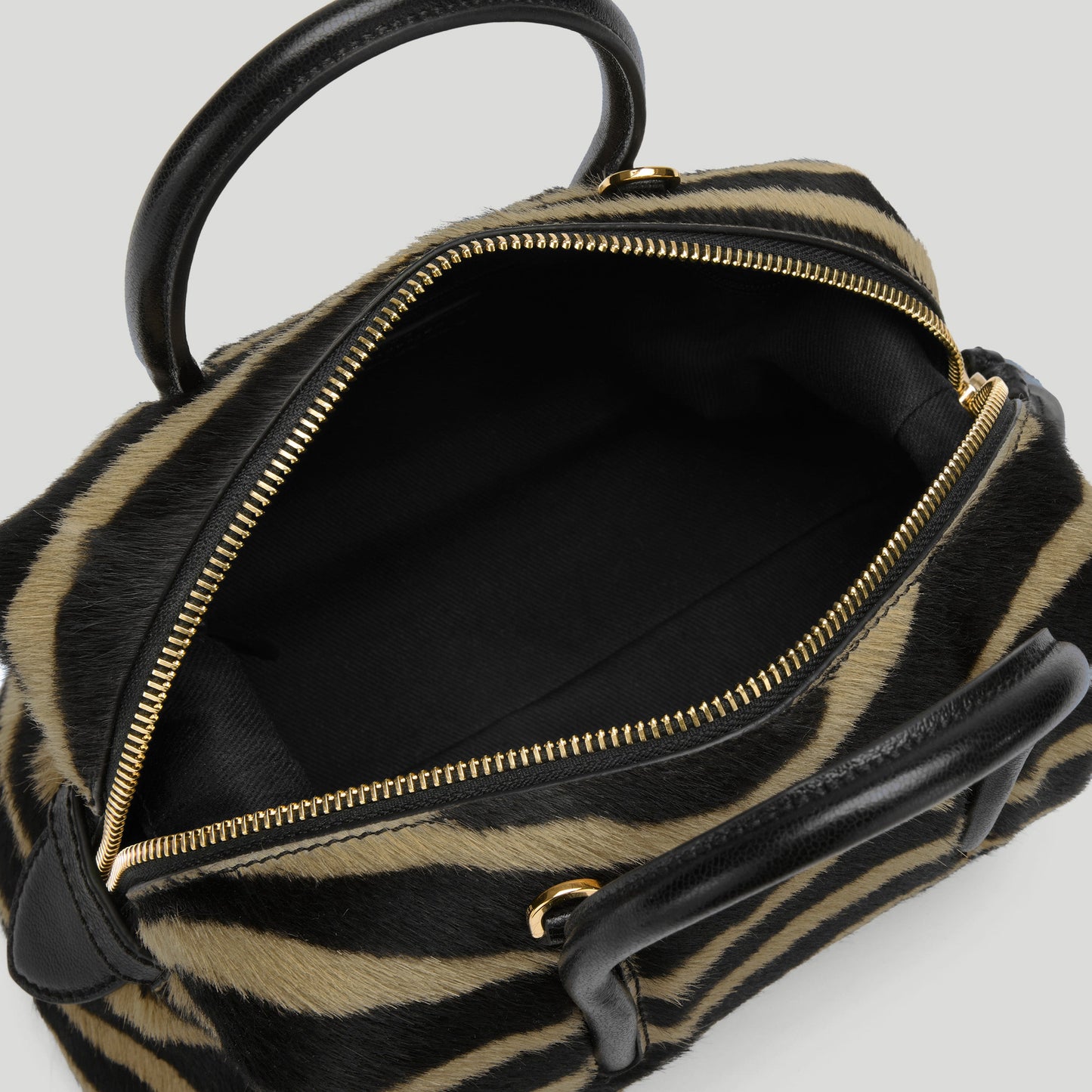 Exclusive The Small Stockholm — Small — Size zebra-effect hair calf — Back View
