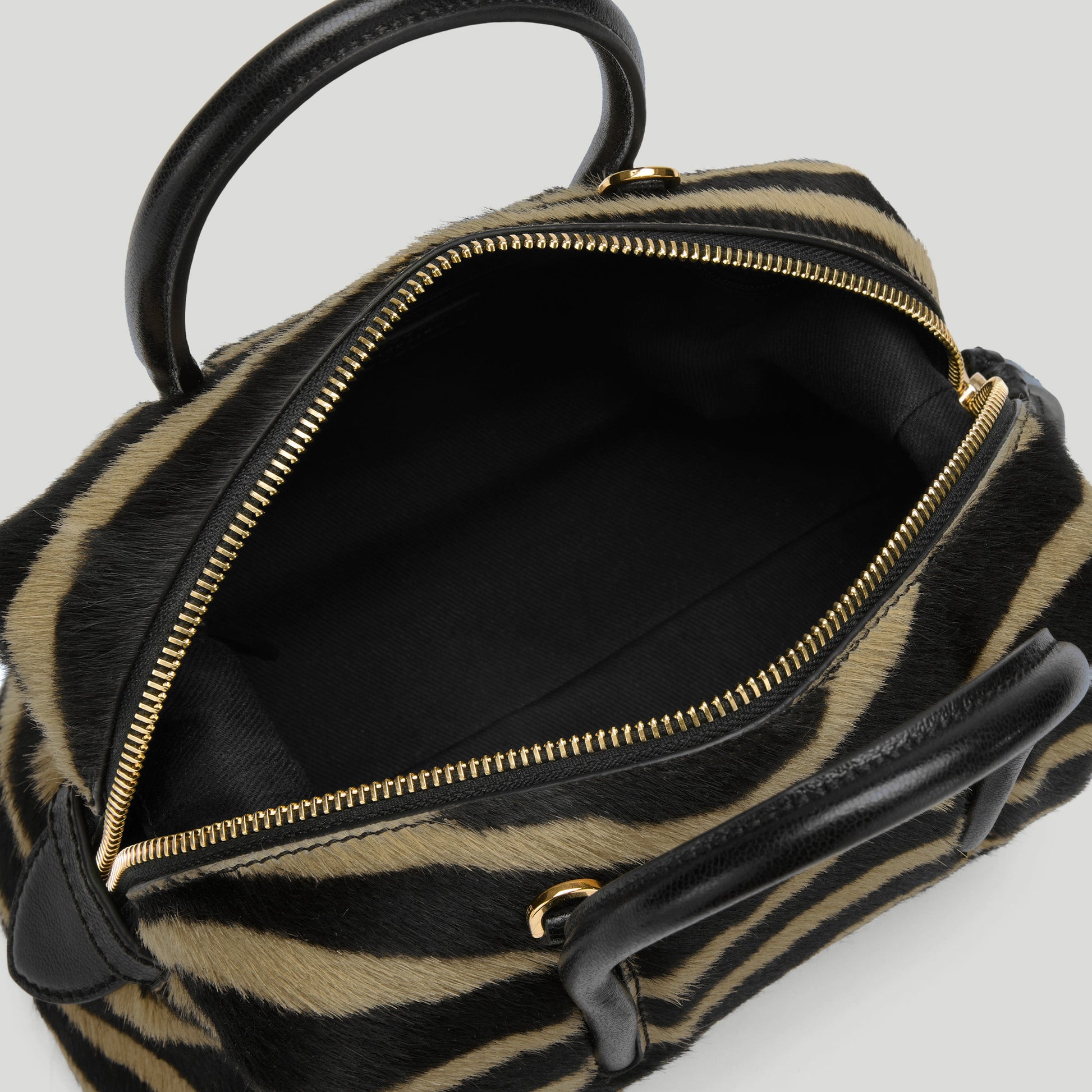 Exclusive The Small Stockholm — Small — Size zebra-effect hair calf — Back View