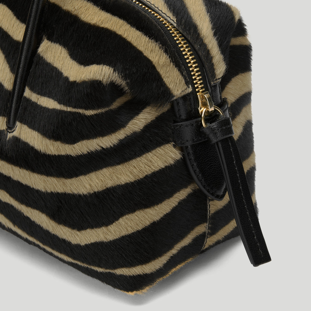 Exclusive The Small Stockholm — Small — Size zebra-effect hair calf — Side View