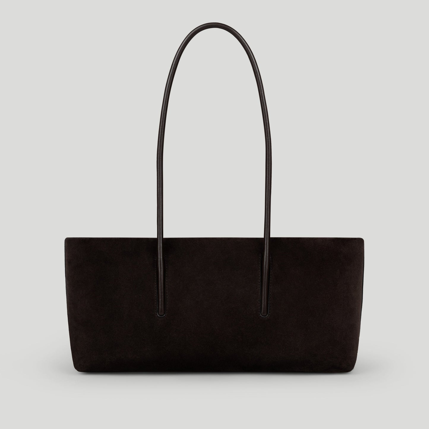 Exclusive The Stockholm Shoulder — One Size — Size dark chocolate suede — Lifestyle View