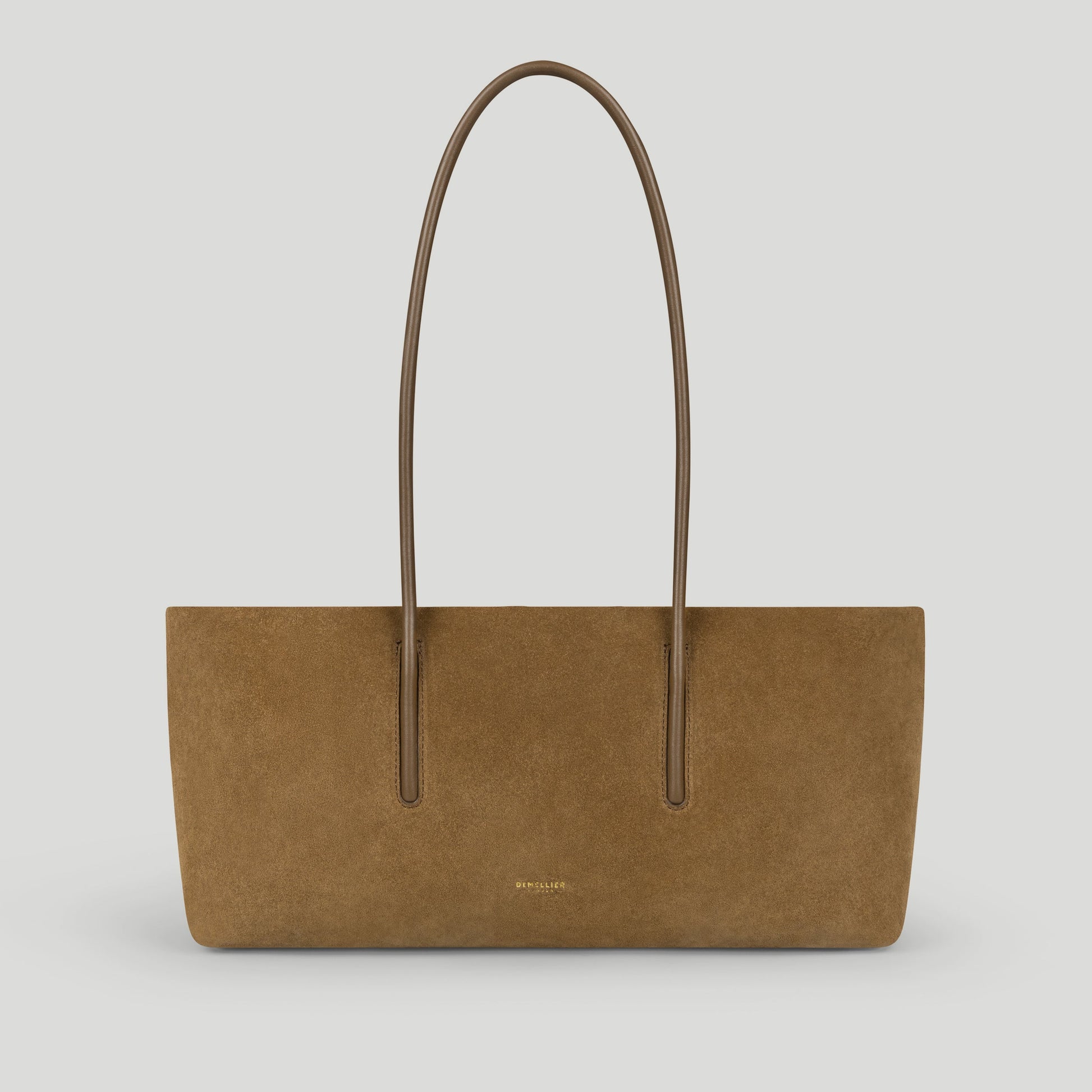 Exclusive The Stockholm Shoulder — One Size — Size tobacco suede — Front View