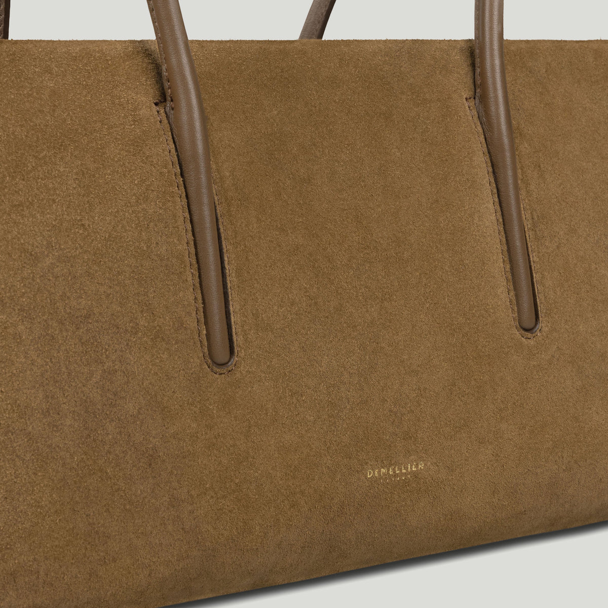 Exclusive The Stockholm Shoulder — One Size — Size tobacco suede — Side View
