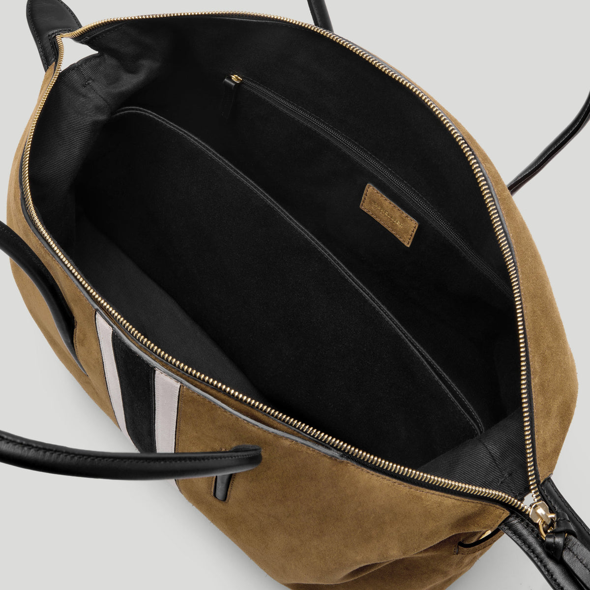 Exclusive The Stockholm — One Size — Size tobacco suede & black suede — Back View
