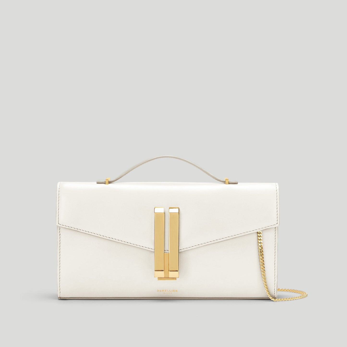 Exclusive The Vancouver Clutch — One Size — Size optic white smooth — Front View