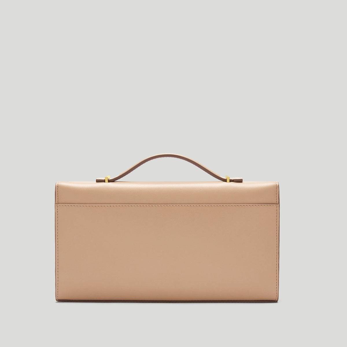 Exclusive The Vancouver Clutch — One Size — Size dark sand smooth — Detail View