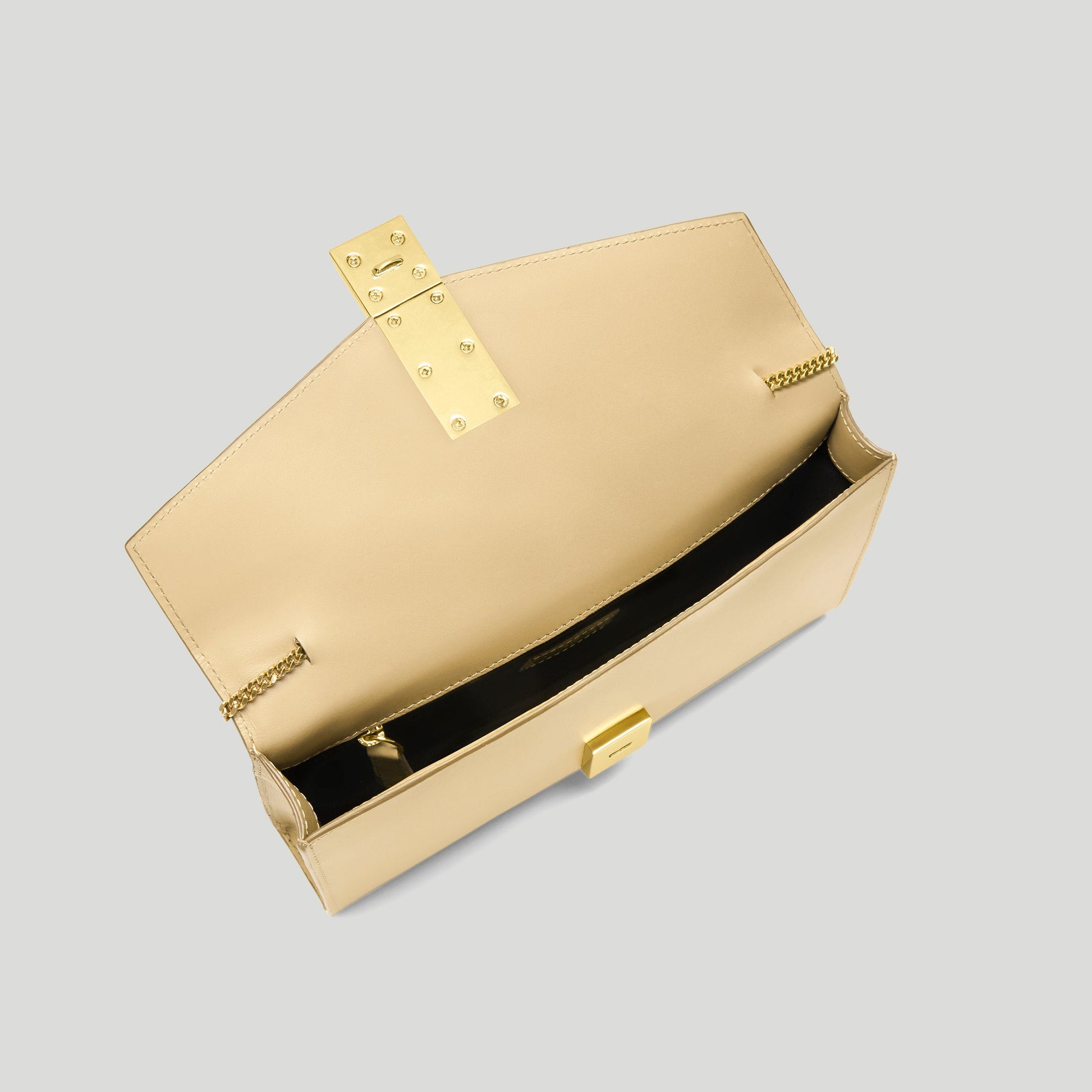Exclusive The Vancouver Clutch — One Size — Size dune smooth — Top View