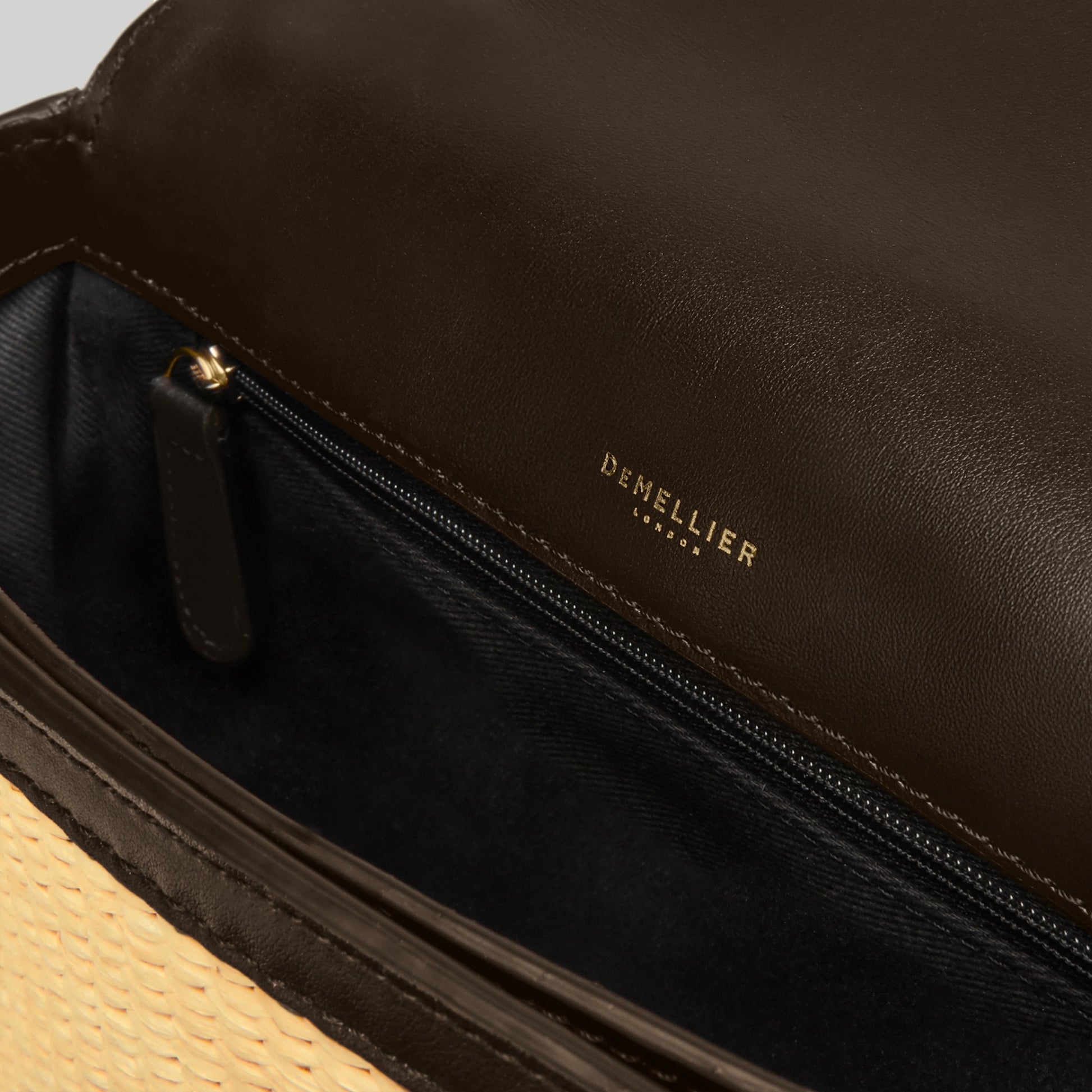 Exclusive The Vancouver — One Size — Size warm raffia & mocha smooth — Top View